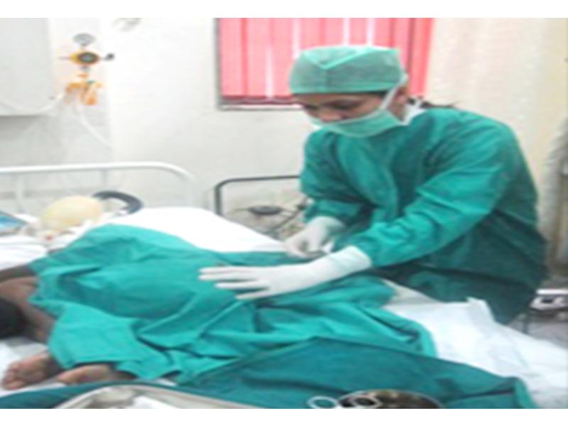 Bone marrow biopsy procedure in PICU